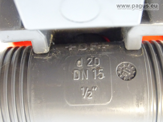 +GF+ Kugelhahn, mit Gehäuse