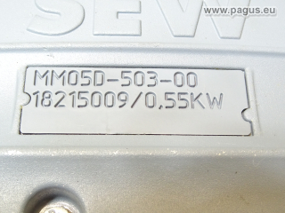 SEW Getriebemotor, mit Inverter