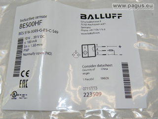 BALLUFF Induktiver Näherungsschalter