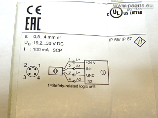 IFM EFECTOR Induktiver Sicherheitssensor