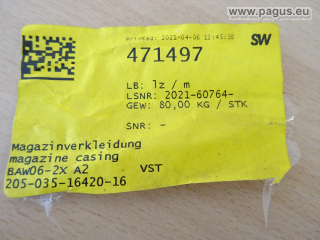 SW Magazinverkleidung