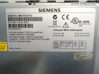 SIEMENS Maschinensteuerung