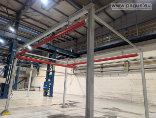 DEMAG Einträger-Hängekran mit elektrischem Kettenzug