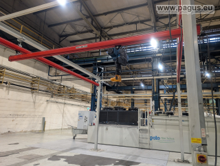 DEMAG Einträger-Hängekran mit elektrischem Kettenzug