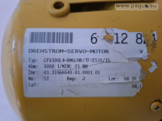 SEW Drehstromservomotor mit manueller Bremse