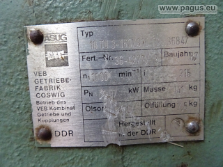 Getriebefabrik Coswig Getriebe