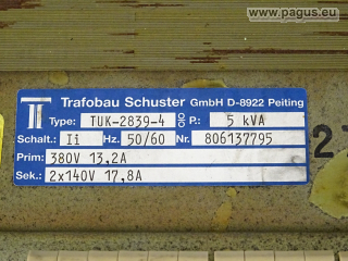 TRAFOBAU SCHUSTER Transformator
