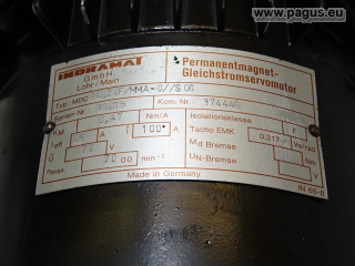 INDRAMAT Gleichstrom-Servomotor
