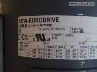 SEW Getriebemotor mit Bremse