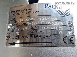 PACKO Kreiselpumpe, ohne Pumpengehäuse