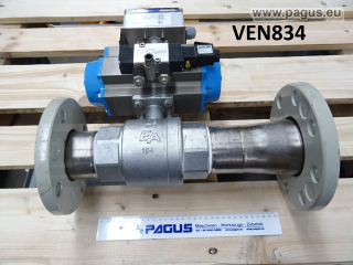 END-ARMATUREN Kugelhahn mit pneumatischem Ventilantrieb