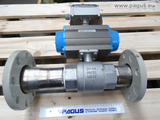 END-ARMATUREN Kugelhahn mit pneumatischem Ventilantrieb