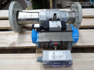 END-ARMATUREN Kugelhahn mit pneumatischem Ventilantrieb