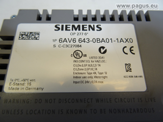SIEMENS LCD-Touchscreen-Display