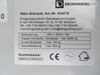 DRINGENBERG Akku-Schrank mit Untergestell