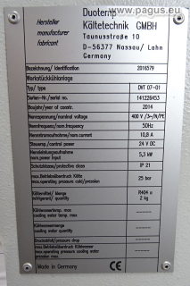 DUOTEMP Werkstückkühlanlage