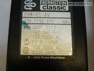 BERNSTEIN Rollenendschalter