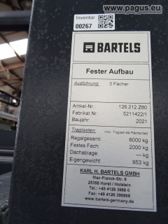 BARTELS Kassetten-Schubfach-Regal mit festem Aufbau