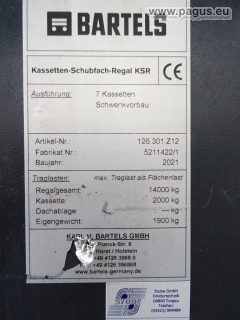 BARTELS Kassetten-Schubfach-Regal mit festem Aufbau