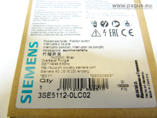 SIEMENS Mechanischer Einzelpositionsschalter