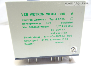 WETRON WEIDA elektronisches Zeitrelais
