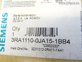SIEMENS Starterkombination