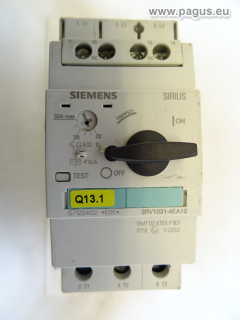 SIEMENS Motorschutzschalter, mit OM-Adapter