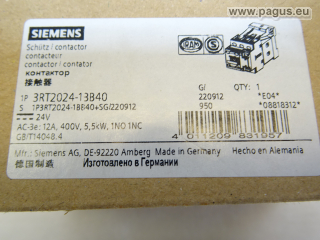 SIEMENS Schütz