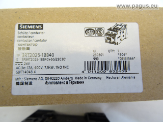 SIEMENS Schütz