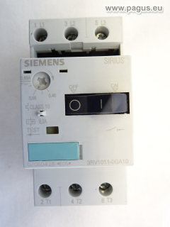 Motorschutzschalter 3RV1011-0GA10, 0,45 - 0,63 A