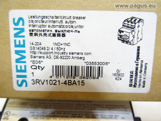 SIEMENS Motorschutzschalter