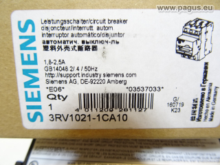 SIEMENS Motorschutzschalter