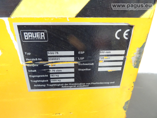 BAUER GmbH Spänebehälter