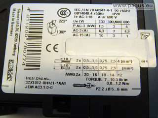 SIEMENS Schütz