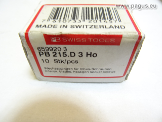 PB SWISS TOOLS Sortiment 6 mm-Wechselklingen