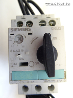 SIEMENS Motorschutzschalter mit OM-Adapter und Schütz