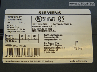 SIEMENS Zeitrelais