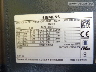 SIEMENS Servomotor mit Getriebe
