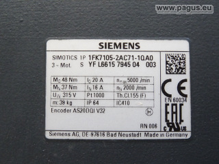 SIEMENS Servomotor mit Getriebe