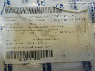 SEEPEX Rotor / Stator für Exzenterschneckenpumpe