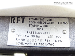 RFT Rasselwecker