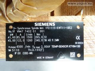 SIEMENS Synchron-Einbaumotor