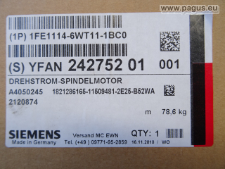 SIEMENS Synchron-Einbaumotor
