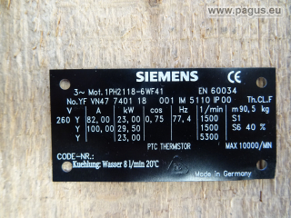 SIEMENS Synchron-Einbaumotor