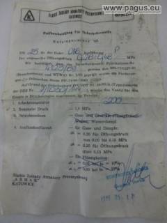 ARMAK Überdruckventil