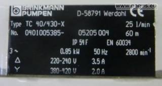 BRINKMANN submersible pump