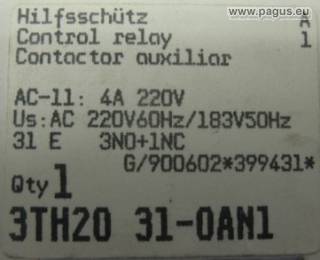 SIEMENS Hilfsschütze 3 Stk.