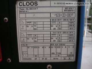 CLOOS Schweißgerät mit Wasserkühlung