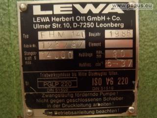 LEWA Kolbendosierpumpe