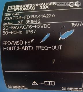 ACS, ENDRESS+HAUSER Durchflussmesser